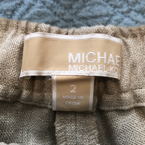 Michael Kors linen pants w/pockets - Picture 3 of 5